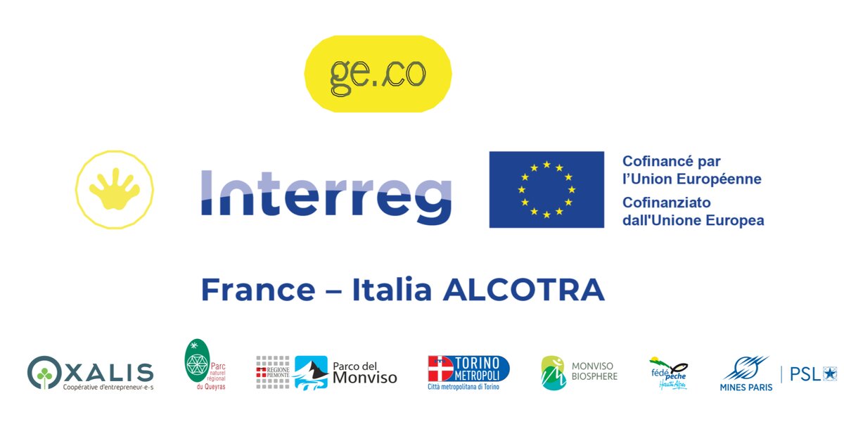 logo del progetto, del programma Alcotra e dei partner di progetto